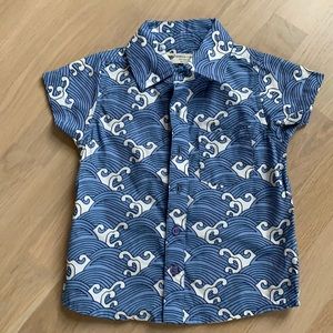 Monica + Andy short sleeve button down shirt